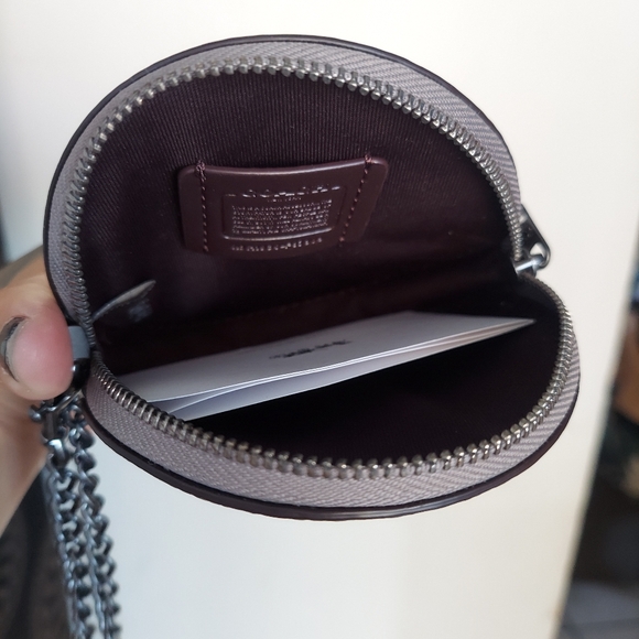 Coach Gray Zodiac Cancer Coin Purse with Crab Design NEW🩶 - Picture 4 of 10